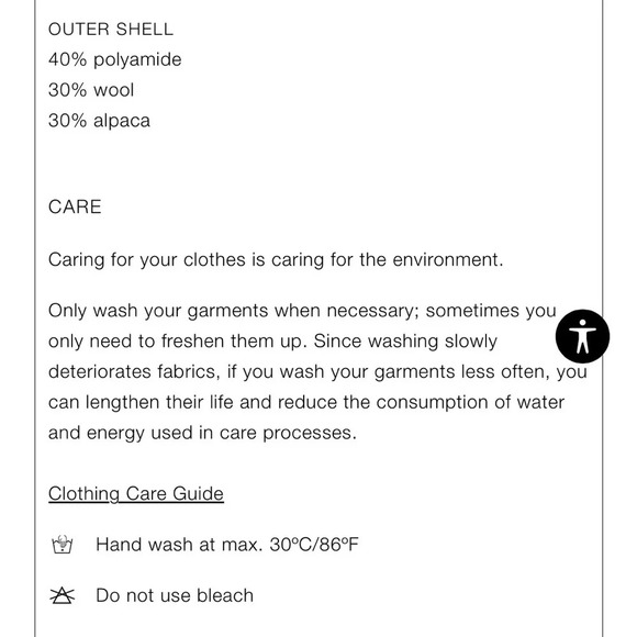 ZARA WOOL AND ALPACA BLEND KNIT SWEATER WITH LAYERED PRINT S Cream - Picture 4 of 10